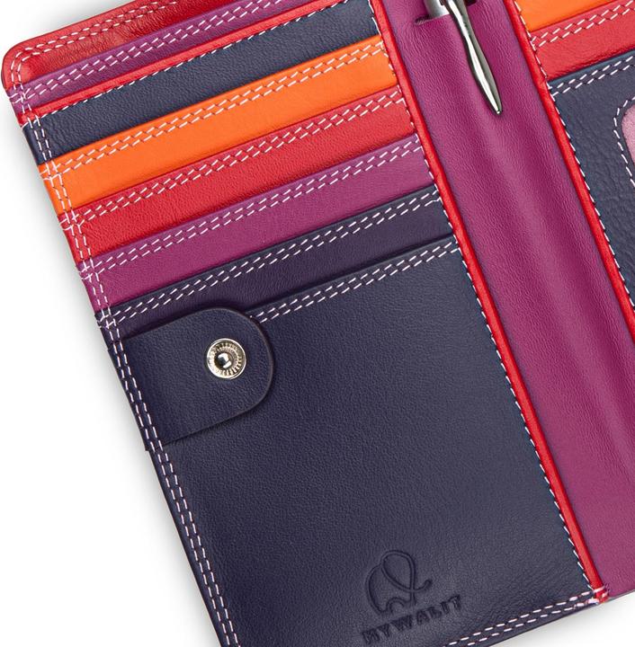 Actual product image Mywalit Geldbörse RFID Schutz Leder 8 cm