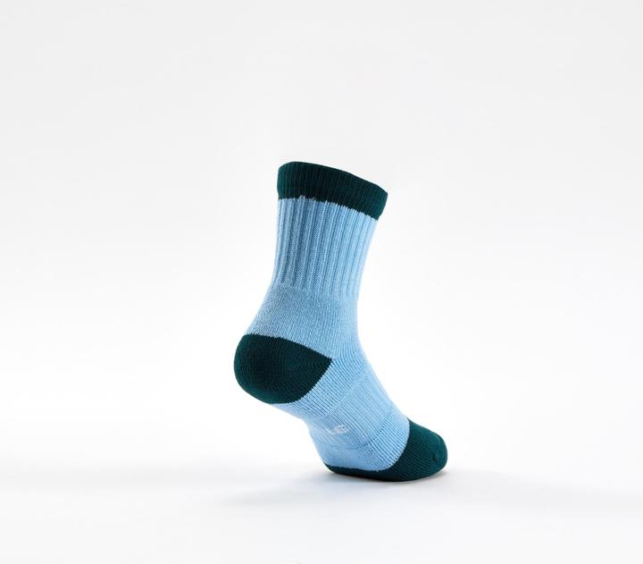 Produktbild Decathlon Kids' High Sports Socks RS 500 Tri-Pack - White/Blue (31 - 34)