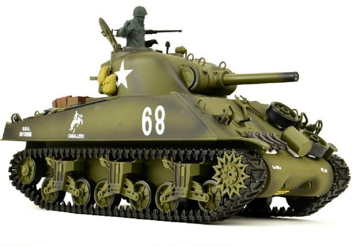 Actual product image Es-toys Heng Long RC Tank PRO US M4A3 Sherman (RTR Ready-to-Run)
