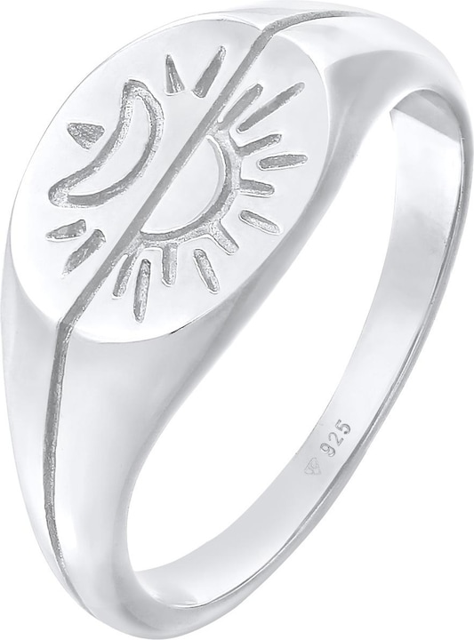 Produktbild Elli Halbmond, Siegelring, Sonne (54, 925 Silber)