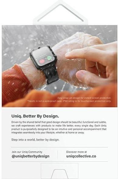 Image du produit Uniq etui Nautic Apple Watch Series 7/8 41mm przezroczysty/dove clear