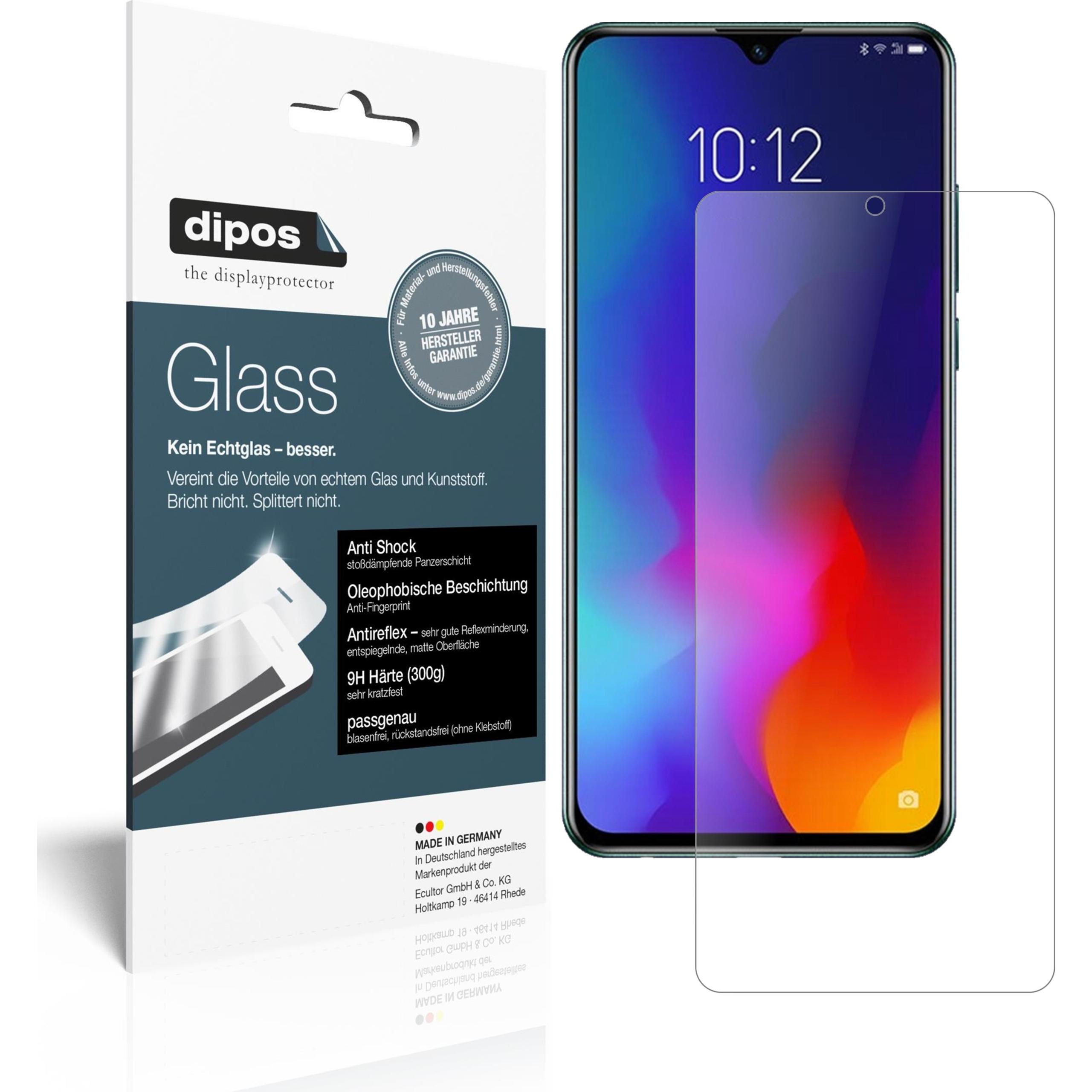 Dipos Displayschutz Anti-Shock (2 Stück, Lenovo Z6 Lite), Smartphone Schutzfolie, Transparent