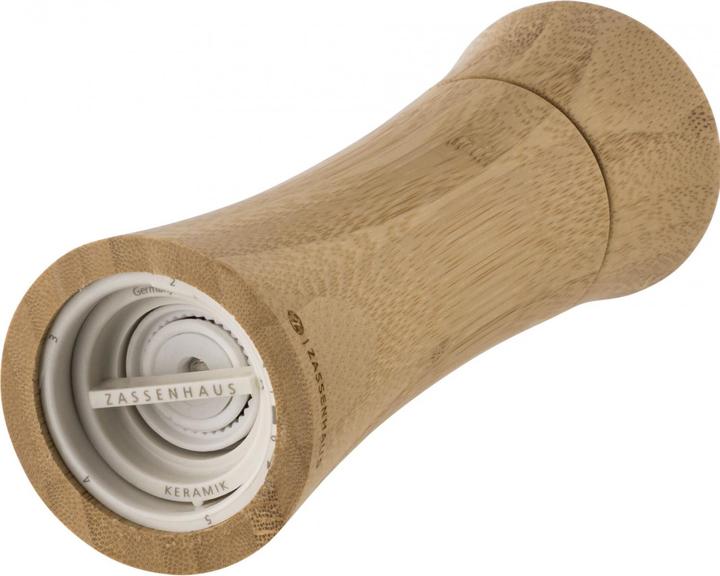 Actual product image Zassenhaus Pepper Mill Frankfurt Bamboo, 18 cm (Pepper)