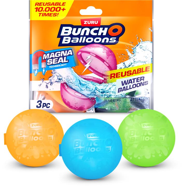 Actual product image Zuru Bunch O Balloons Reusable Water Balloons 3pack ass. (3 x)