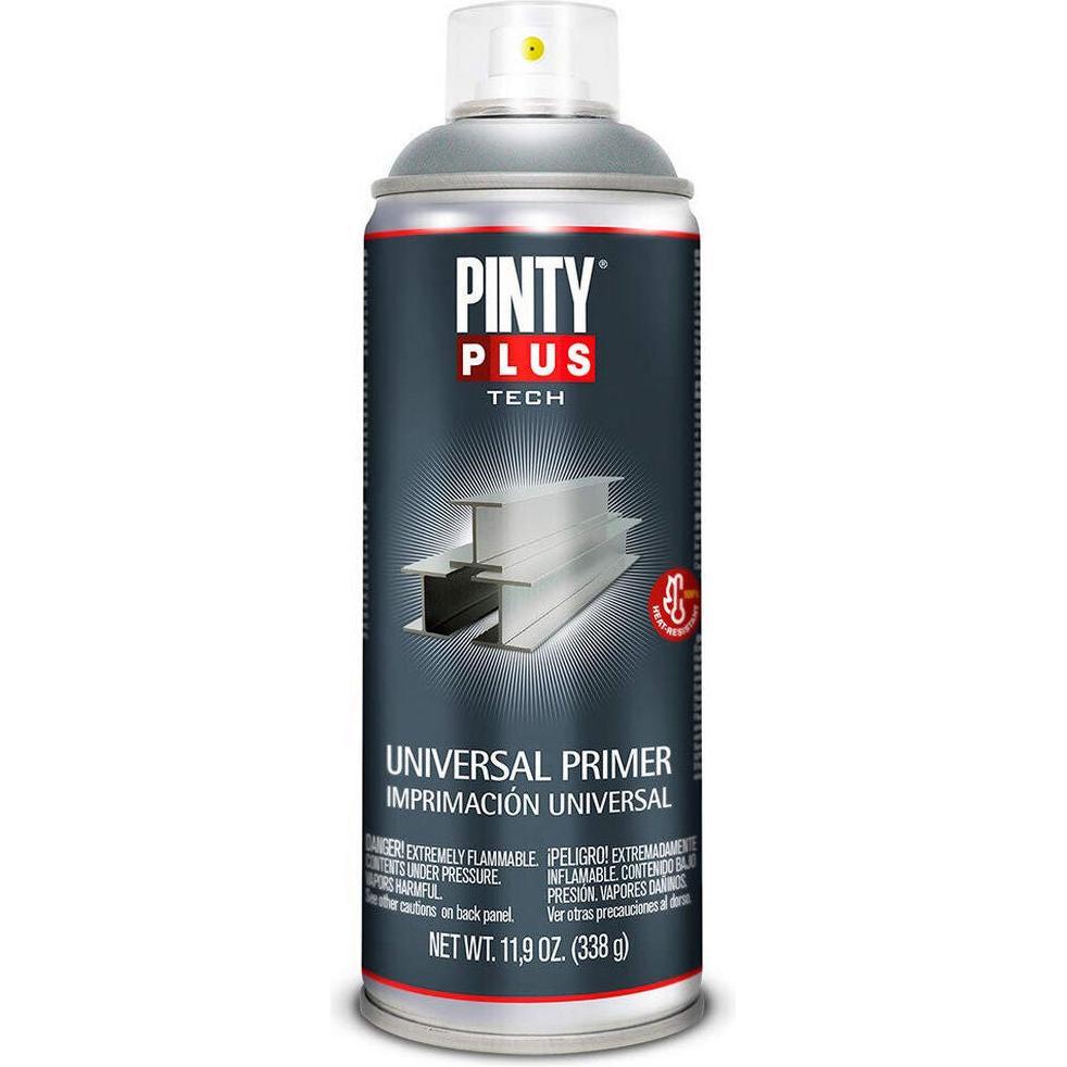 Pintyplus, Colore + Vernice per fai da te, Vernice spray Tech I113 Primer universale 400 Ml Grigio (400 ml)