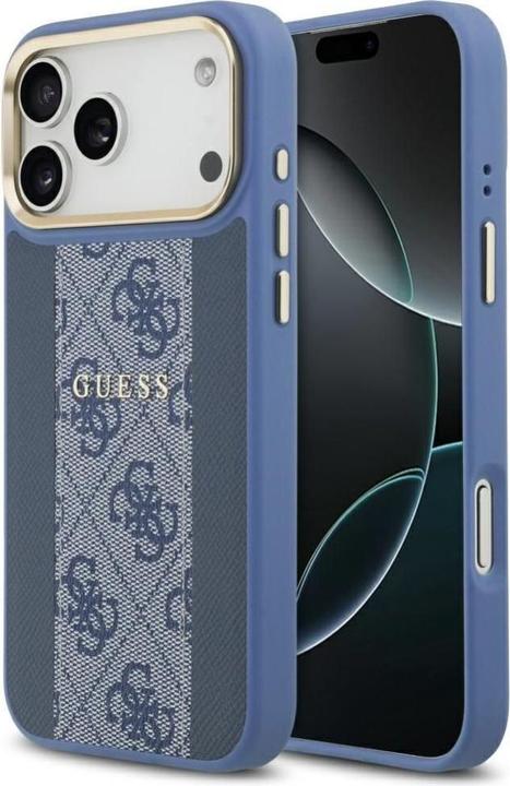 Actual product image Guess - Hardcase 4G - iPhone 17 Pro Max - Blue (Apple iPhone 17 Pro Max)