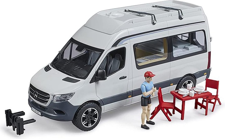 Actual product image Bruder Mercedes Benz Sprinter Camper with driver