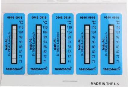 Actual product image Testo Temperature strip +71 - +110°C (Thermometers)