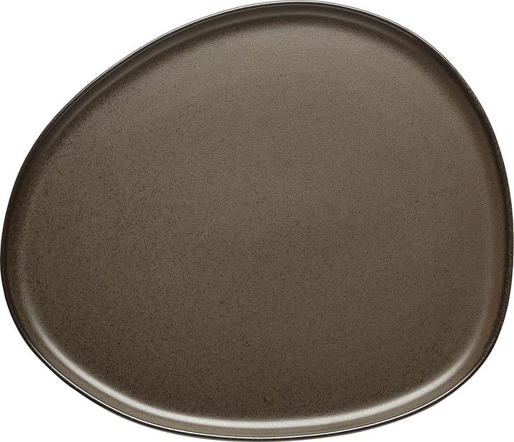 Actual product image RAW Metallic Brown - Organic dinner plate - 1 pcs (15549) (1 x)
