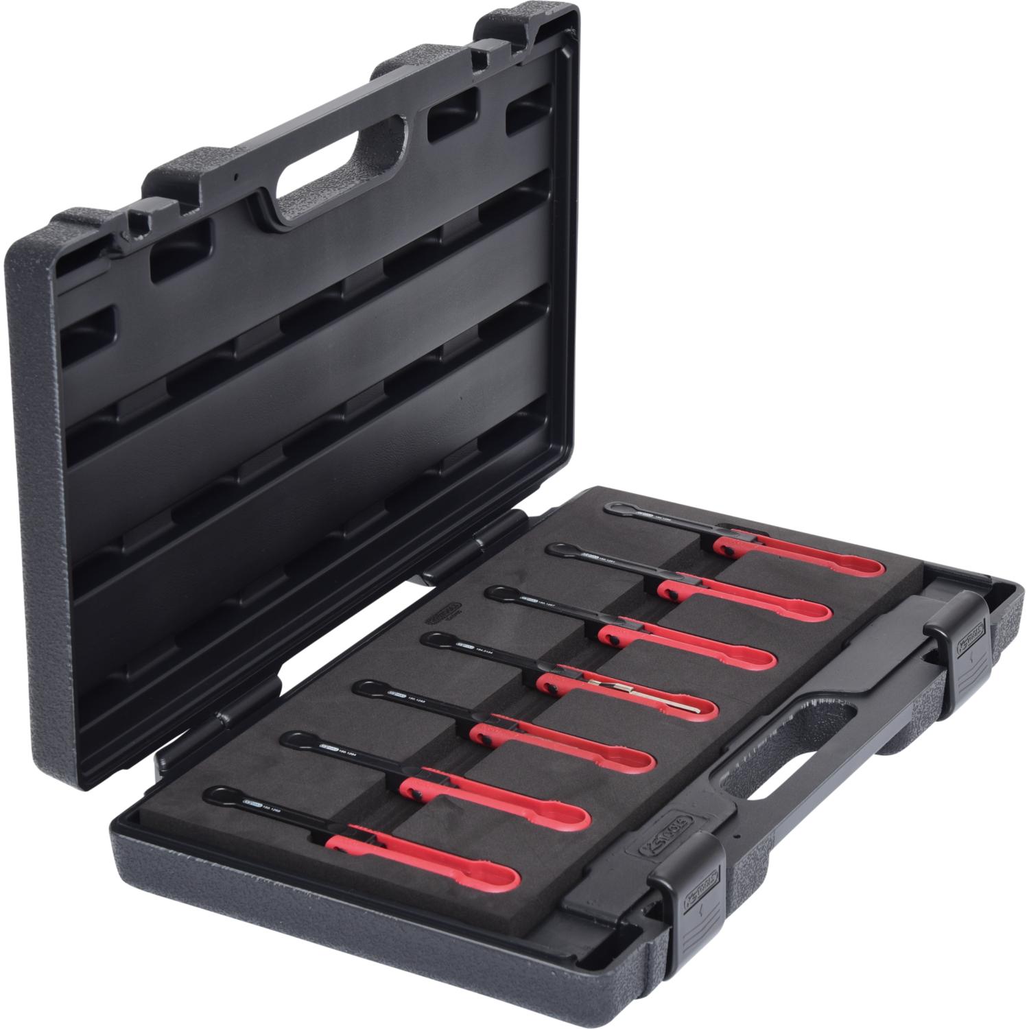 KS Tools, Werkzeugkoffer, Entriegelungswerkzeug-Satz, 7-tlg, für Renault / PSA Steckkontakte (7 Teile)