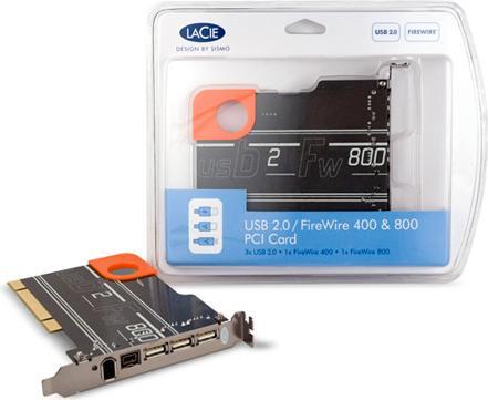 Produktbild LaCie Firewire 400 & 800, USB 2.0 PCI Card