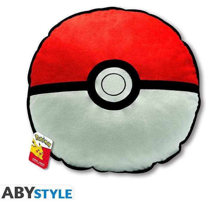 Abystyle Rosso/Bianco/Multicolore Pokemon Cuscino - Cushion - Pokeball, Altri Accessori Gaming,