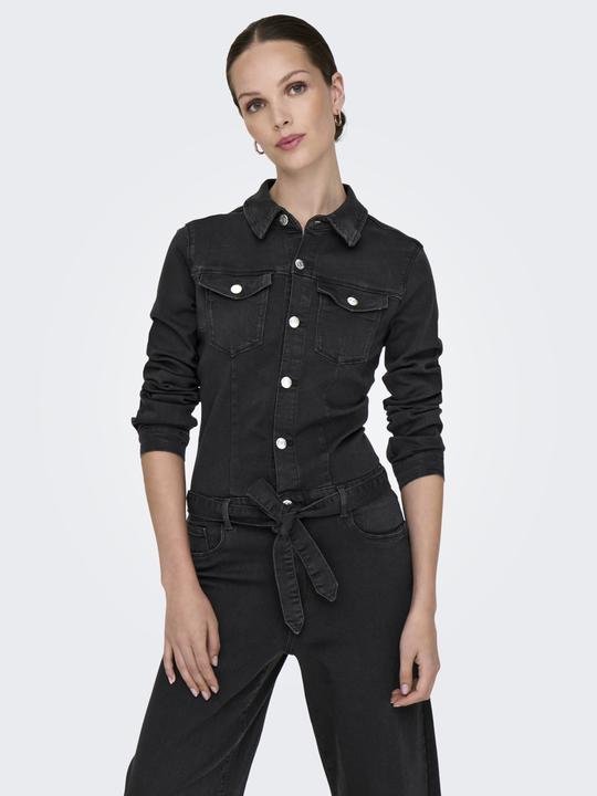 Produktbild Only Onlrain Wide Belt Jumpsuit Dnm Pim (32)