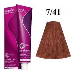 Thumbnail - Londa, Haarfarbe, Vopsea permanenta 7/41, 60ml (7/41 mittelblond kupfer-asch)