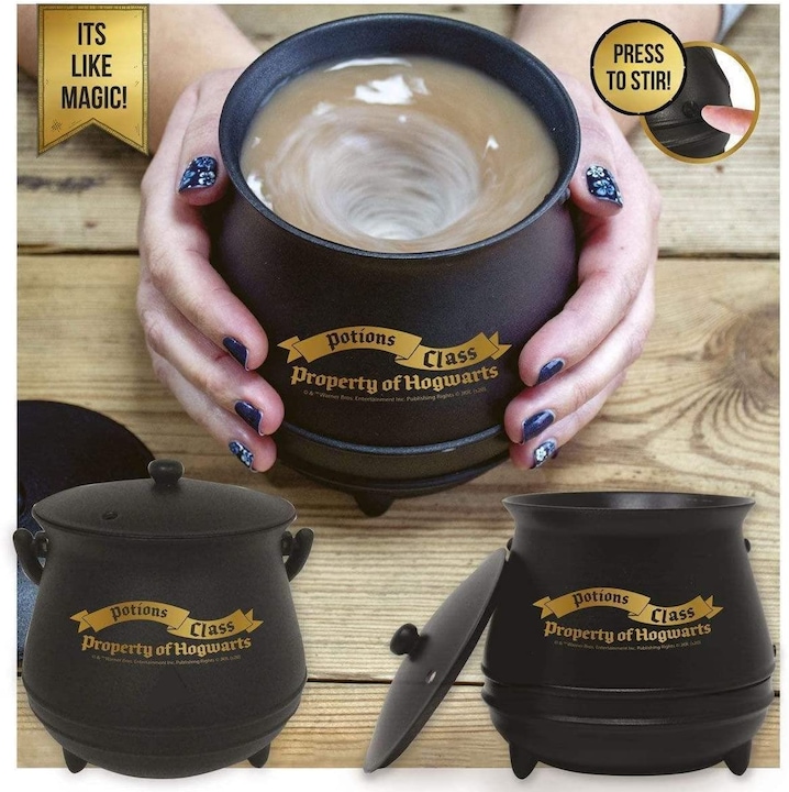 Produktbild Mugs Harry Potter Selbstrührender Kessel mit Deckel (350 ml, 1 x)