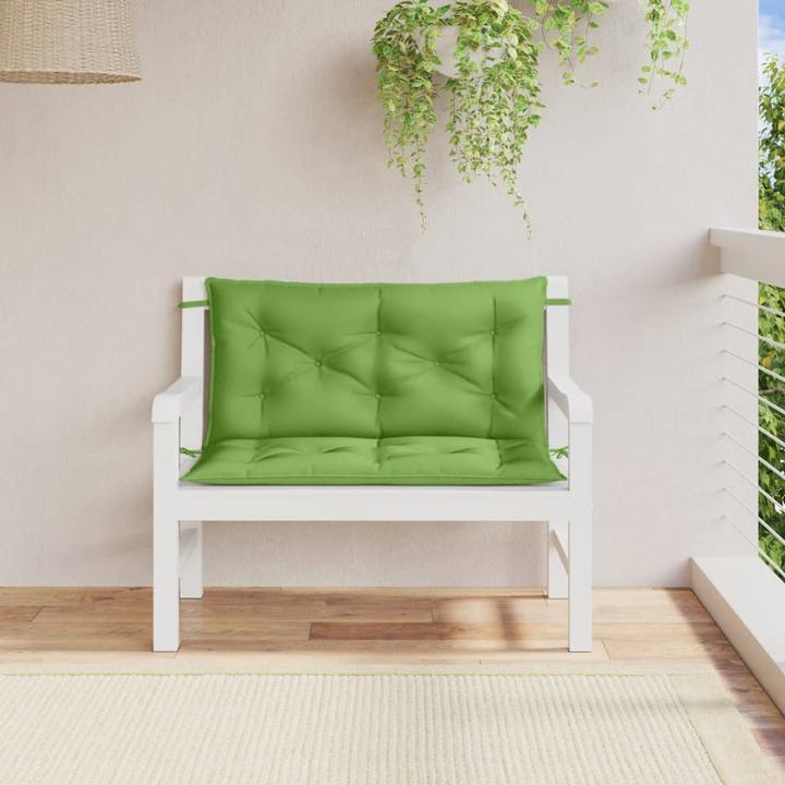 Immagine prodotto VidaXL Cuscini per panca da giardino 2 pezzi in tessuto (100 x 50 x 7 cm)