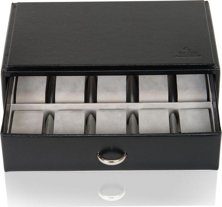 Sacher Schmuckkästchen Vario / Uhrenbox - Schwarz
