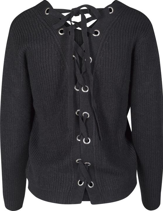 Actual product image Urban Classics Ladies Back Lace Up Sweater (S)