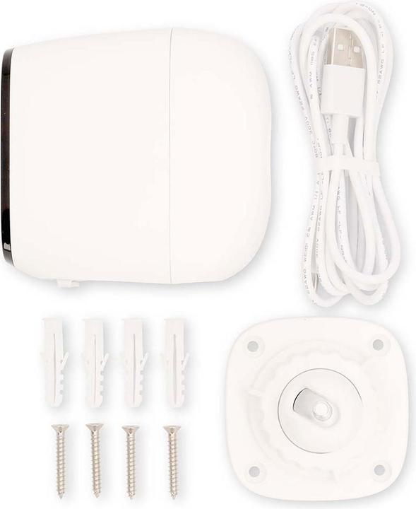 Actual product image Nedis SmartLife outdoor camera | Wi-Fi | Spotlight | 4MP Quad HD 1440p / 2560x1440 | Pan tilt | (2560 x 1440 Pixels)