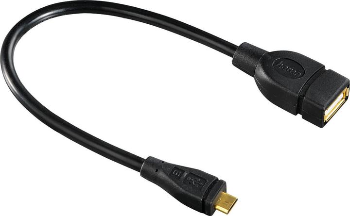 Hama USB-2.0-OTG-Adapterkabel (0.15 m, USB 2.0)