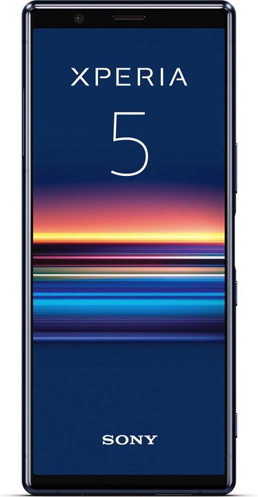 Image du produit Sony Xperia 5 (128 Go, Bleu, 6.10", Double SIM hybride, 12 Mpx, 4G)