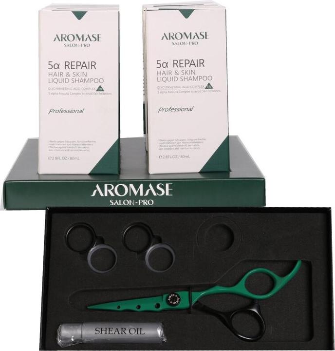 Aromase Set limited edition HS + 6x80ml Shampoo (480 ml, Flüssiges Shampoo)