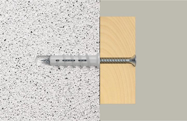 Image du produit Fischer Turbo Tampon pour béton cellulaire FTP K 6 K (4) (4 pcs)