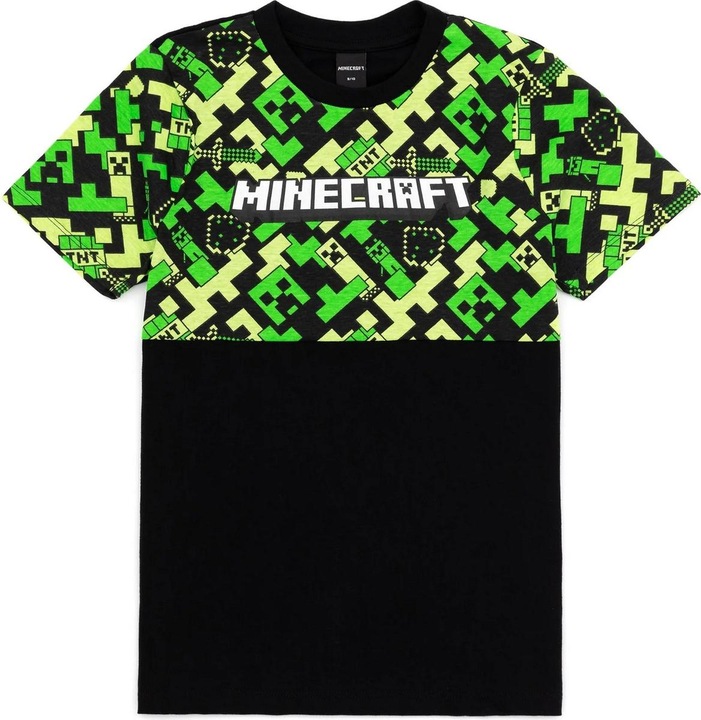 Actual product image Minecraft Childrens/Kids Creeper Short Pyjama Set (128)