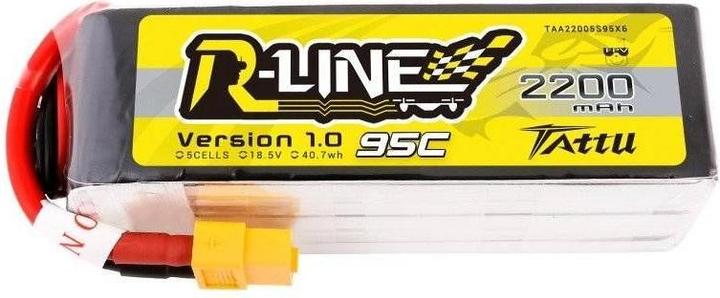 Tattu Akumulator R-Line 2200mAh 18.5V 95C 5S1P XT60 (18.50 V, 2200 mAh)