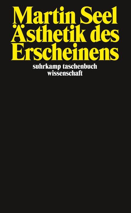 Produktbild Ästhetik des Erscheinens (Deutsch, Martin Seel, 2003)