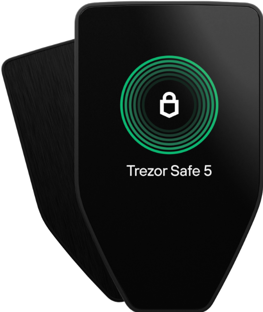 Productafbeelding Trezor Safe 5 - Zwart grafiet (Bitcoin, Ethereum Klassiek, Cardano, Dogecoin, Litecoin, Bitcoin Cash, Stellaire, Meer)