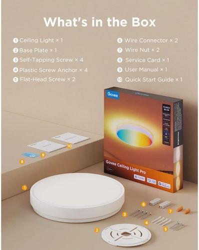 Productafbeelding Govee Plafondlamp (3500 lm)