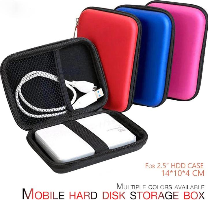 Image du produit Only-Bags.Store Sac USB Externe Disque Dur Mémoire Sac Porte Câble Usb Couverture Pour PC