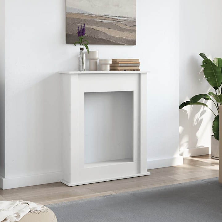 Image du produit VidaXL Cadre de cheminée Console de cheminée Cheminée décorative Cheminette blanche