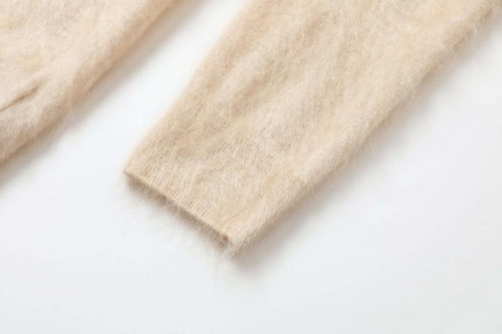 Produktbild Bellemere Pullover Brushed Silk Cashmere V-Neck Sweater (One Size)