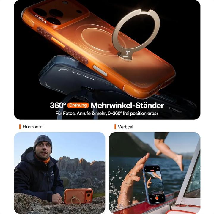 Actual product image Torras Ostand Q3 Air (Apple iPhone 17 Pro Max)