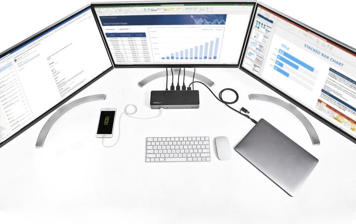 Immagine prodotto StarTech DK31C3HDPDUE (USB-A, USB-C, 14 Porti)