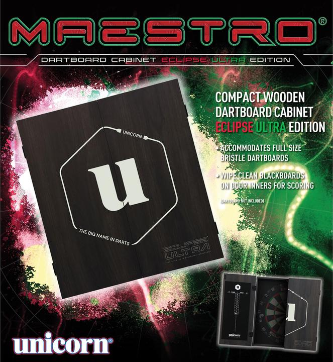 Produktbild Unicorn Maestro Eclipse Ultra Dartboard Cabinet 1 Stck