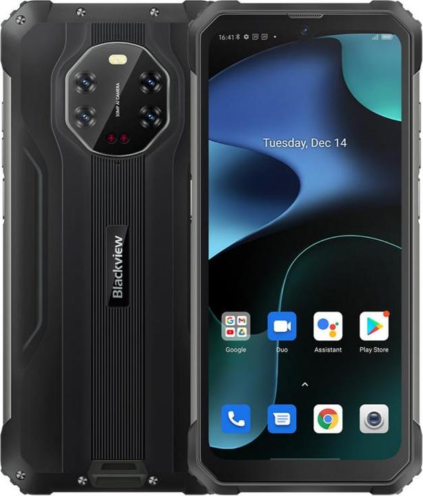 Produktbild Blackview BV8800 (Dual Sim - 6.58"-Display - 128 GB, 8 GB RAM) Schwarz