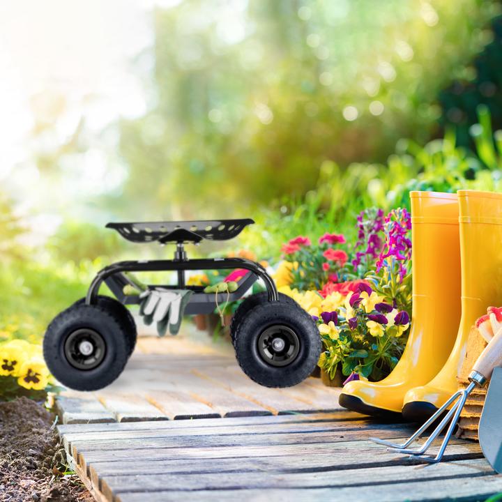 Actual product image Relaxdays Roller seat