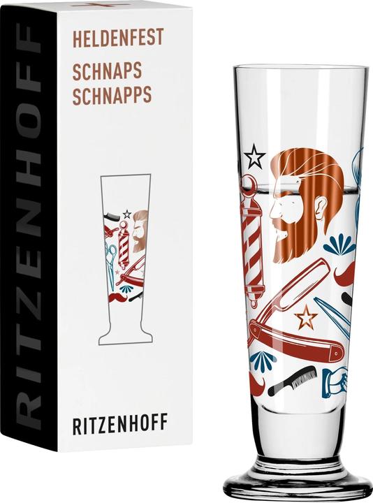 Produktbild Ritzenhoff Schnapsglas Heldenfest (0.52 dl, 1 x, Schnapsgläser + Shotgläser)