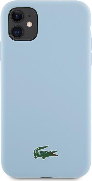 Produktbild Lacoste LCHMN61SLOLB iPhone 11 / Xr 6.1" jasnoniebieski/light blue hardcase Silicone Croc Logo MagSa (Apple iPhone 11, Apple iPhone XR)