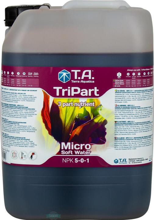 Image du produit Terra Aquatica TriPart Flora / GHE Micro Softwater 5L (6.07 kg, 5 l)