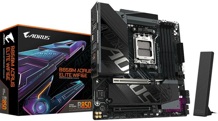 Gigabyte B850M AORUS ELITE WIFI6E (AM5, AMD B850, mATX)