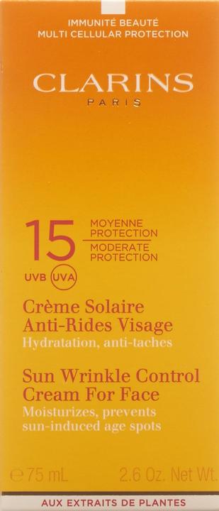 Produktbild Clarins Sun Wrinkle Control (Sonnencreme, SPF 15, 100 ml)