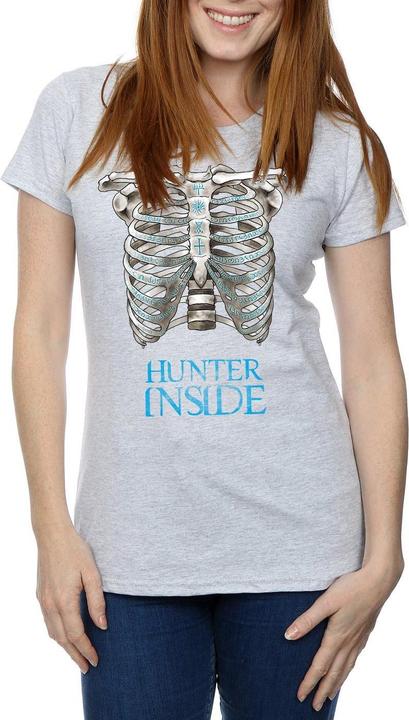 Actual product image Supernatural Womens/Ladies Hunter Inside Cotton T-Shirt (S)