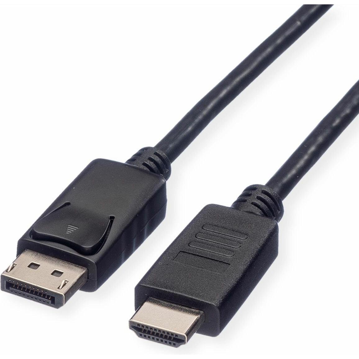 Roline Nero Displayport — Hdmi (Typ A) (1.50 M), Cavo Video,