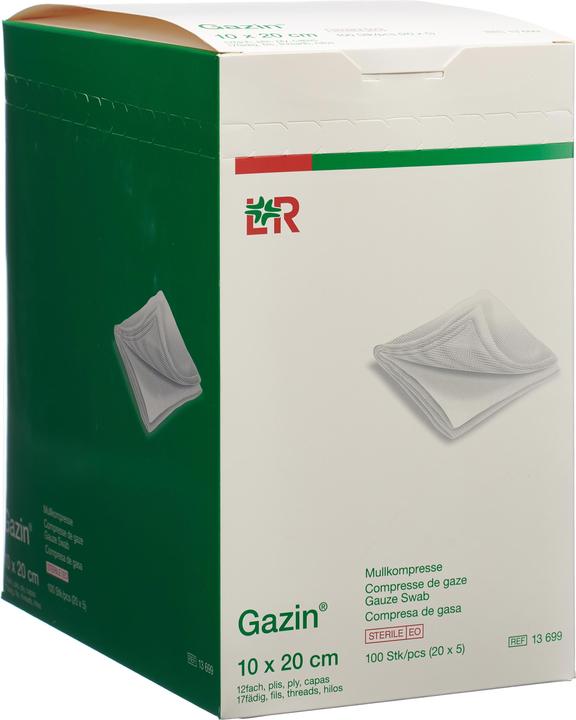 Actual product image Gazin Gauze compresses 12-pack set sterile