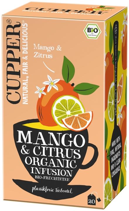 Immagine prodotto Cupper Tè biologico Mango e Agrumi, 36g - 20 bustine (36 g)