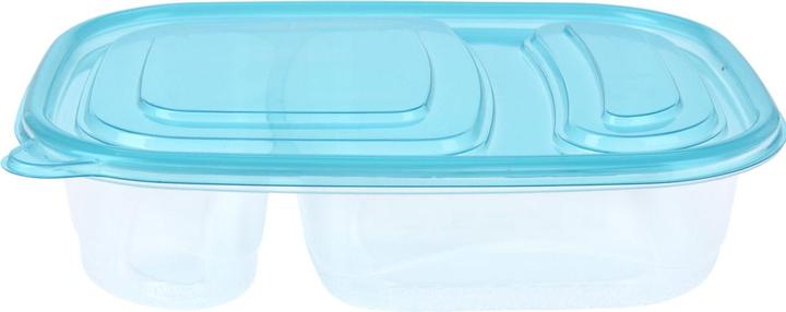 Immagine prodotto Excellent Houseware Set di barattoli Keep-fresh, 50 pezzi con coperchio, blu (12.60 l)